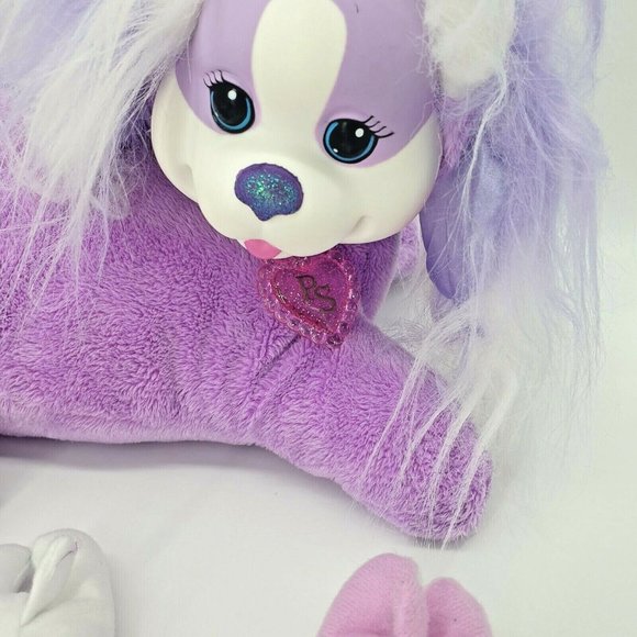 Puppy Surprise Purple Plush Dog 3 Babies (one Barks) Toy Clean Sanitized Mama - Picture 4 of 12